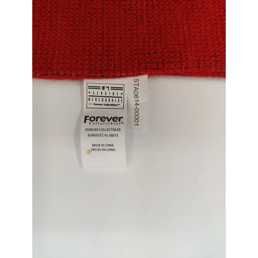 Boston‎ Red Sox MLB Knit Scarf Navy Blue Red Forever Collectibles STA0614-00001
